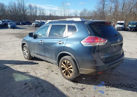 2015 Nissan Rogue Sv from USA, damaged, VIN KNMAT2MV5FP540442
